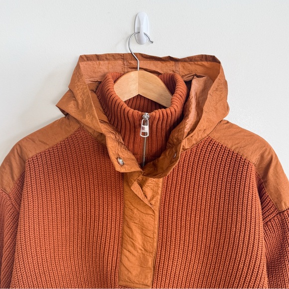 VARLEY • Carter Half Zip Pullover in Caramel Cafe Mix - Picture 5 of 14